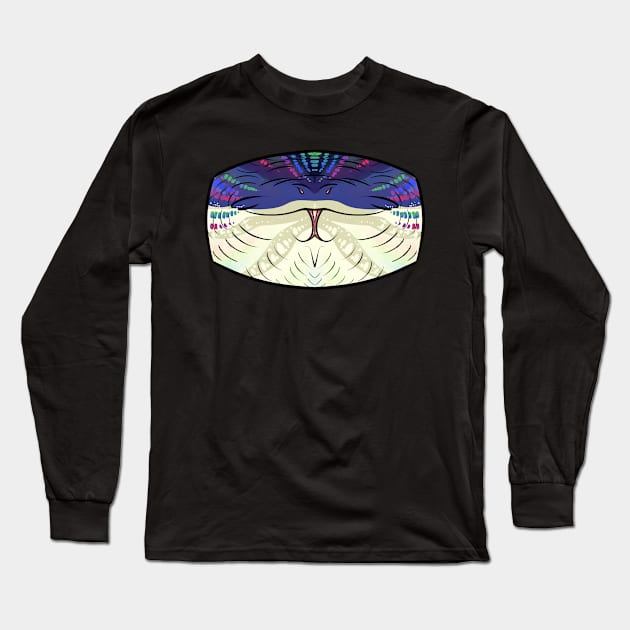 Sunbeam Snake Mask Long Sleeve T-Shirt by TwilightSaint